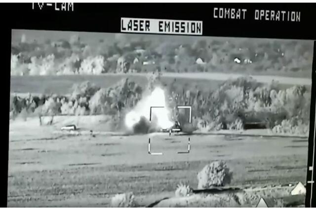 Kunigaikščio Monomacho brigada "Stugna" kepina rusišką "Uralą" su okupantais (vaizdo įrašas)