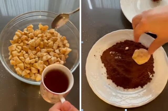 Jūs tiesiog negalėsite atsitraukti nuo šių skanių tiramisu rutuliukų