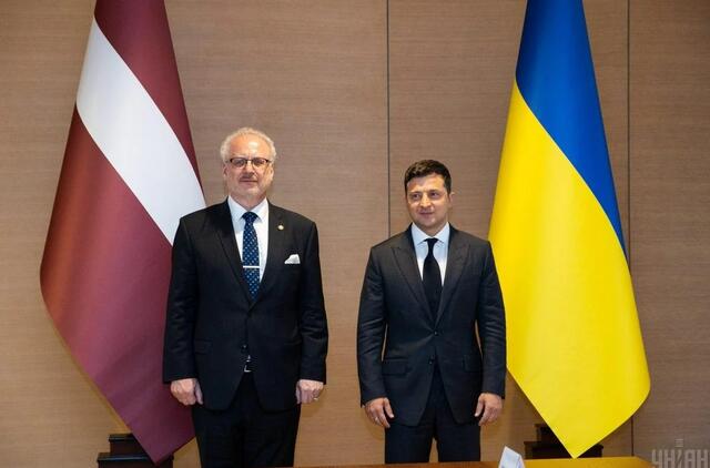 Latvijos prezidentas atskleidė savo viziją apie Ukrainos ateitį po karo