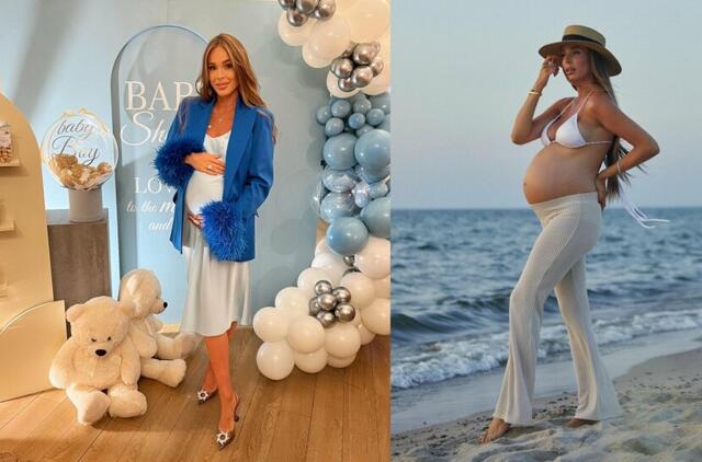 Viktorijos Siegel draugės padovanojo jai nepamirštamą kūdikio sutiktuvių vakarėlį