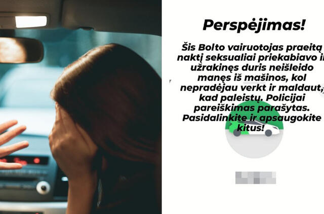 Moters kelionė namo virto košmaru: pavežėjas užrakino duris, lietė kojas, siūlė lytiškai santykiauti  