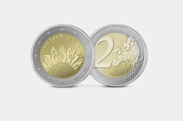 Pradedama pardavinėti proginė moneta „Kartu su Ukraina“