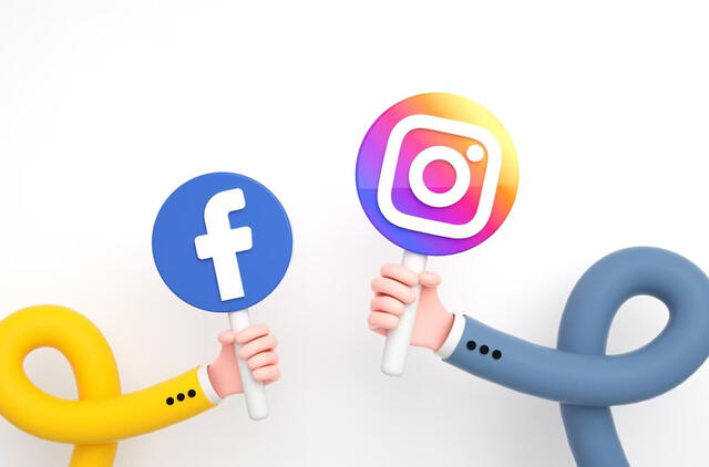 „Facebook“ ir „Instagram“ nustebins naujove: diegia dirbtinio intelekto pokalbių robotus