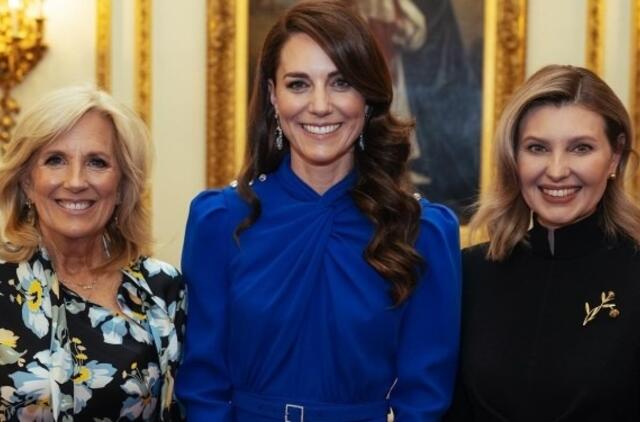 JAV pirmoji ponia Jill Biden, Velso princesė ir Ukrainos pirmoji ponia Olena Zelenska