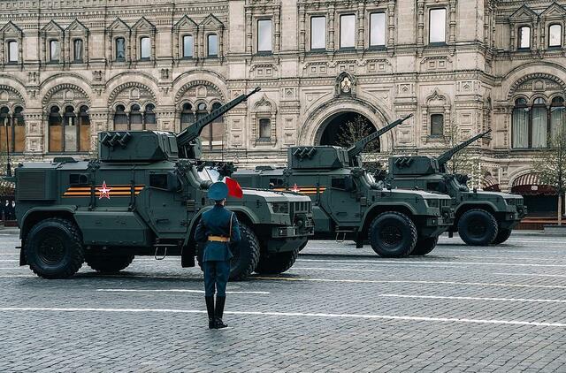 Britų žvalgyba pasišaipė iš Putino gegužės 9 d. parado