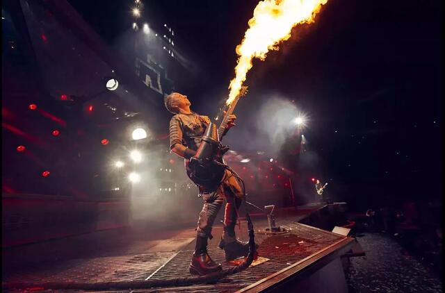 Vingio parką drebina legendinės grupės „Rammstein“ koncertas