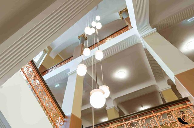  Klaipėdos universiteto Socialinių ir humanitarinių mokslų fakulteto (KU SHMF) vidus.