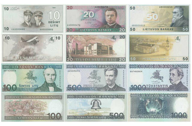 Senieji lito banktonai