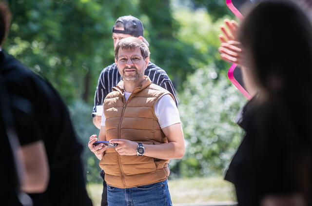 Nuo teismo pastato Kaune A. Kandrotui nuėmus Ukrainos vėliavą – tyrimas dėl vagystės