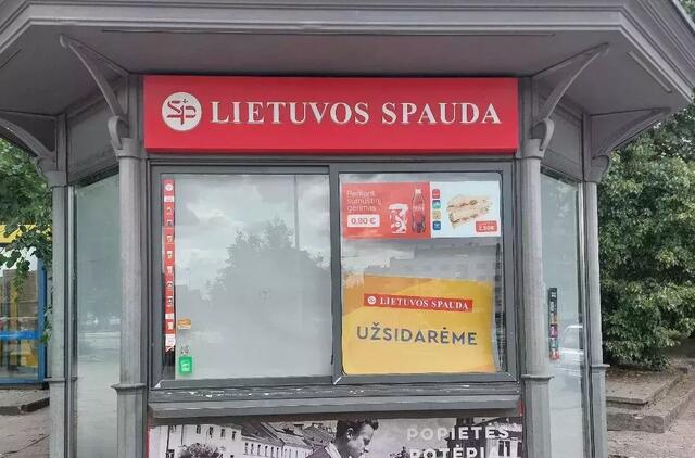 Vienas po kito uždaromi „Lietuvos spaudos“ kioskai