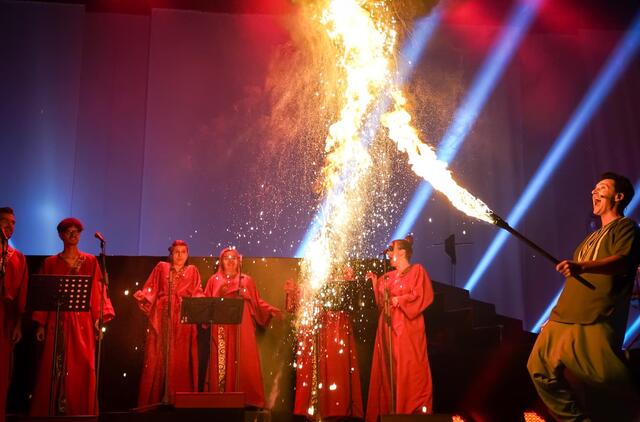 Liūto karaliaus dainų koncerto premjera