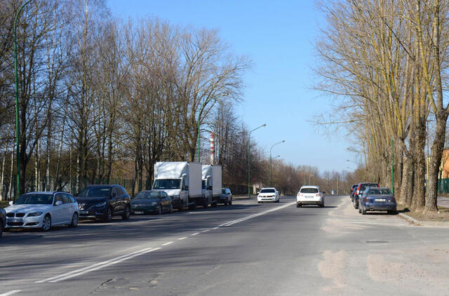 KRIKŠTYNOS. Nuo šiol Paryžiaus Komunos ir Tilžės gatves jungs Malūno Tvenkinio gatvė. Vitos JUREVIČIENĖS nuotr.