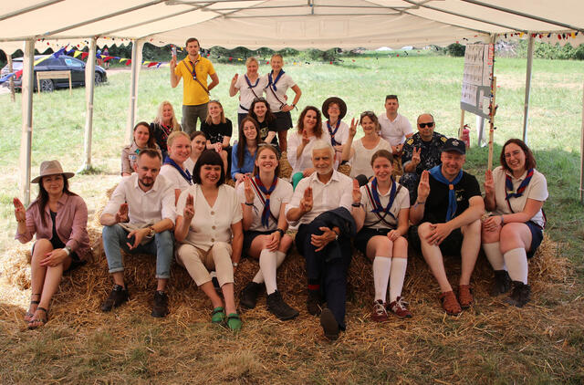 Klaipėdos rajone stovyklavo per 2 tūkstančius skautų