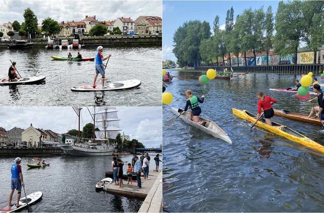  Akimirka iš ankstesnių metų Vandens sporto festivalio. Jis Klaipėdoje vyks jau šeštą kartą.