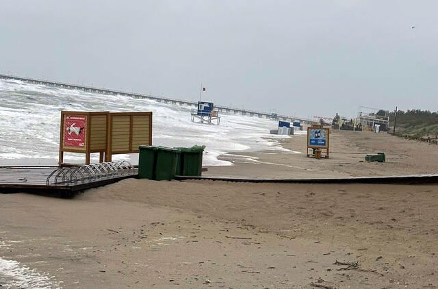 Palangos paplūdimys / Šarūno Vaitkaus feisbuko nuotr.