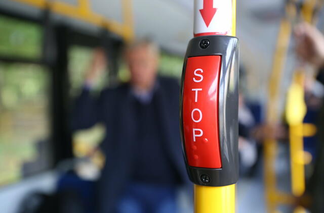 „Stop“ mygtukas autobuse