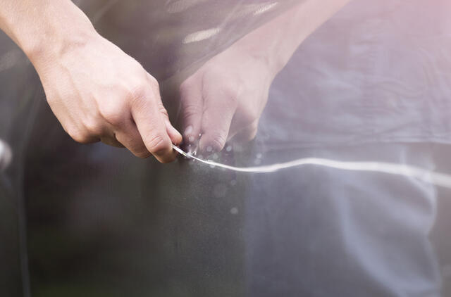 subraižytas automobilis