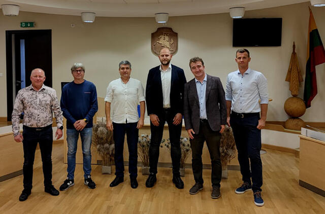 Renginio organizatoriai susitiko su Neringos savivaldybės atstovais. Neringos savivaldybės nuotr.