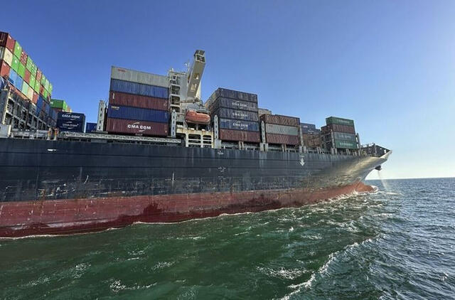 Laivyno atstovas: naujuoju humanitariniu koridoriumi iš Ukrainos uostų išplaukė septyni laivai