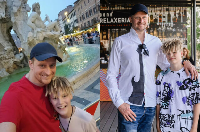 Danielius Bunkus su sūnumi Kristupu leidosi į nuotykius svetur: aplankė vieną gražiausių miestų  