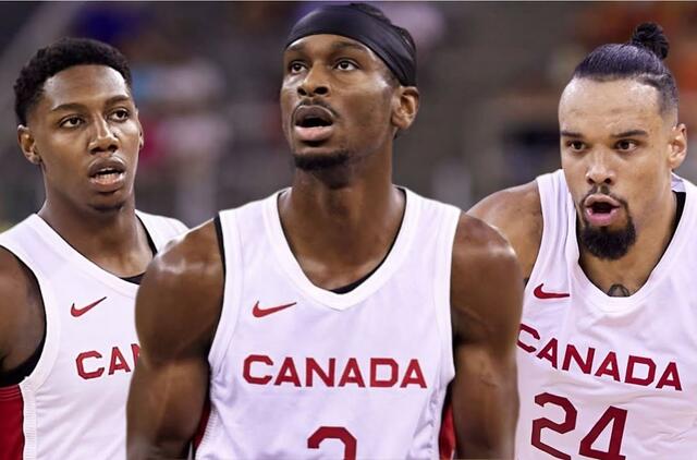 Kanados krepšininkai