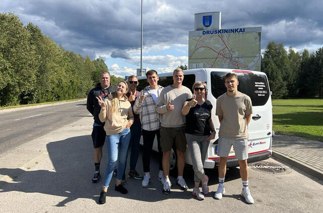 TOBULINOSI. Klaipėdiečiai, dalyvavę Lietuvos krepšinio federacijos teisėjų asociacijos seminare.