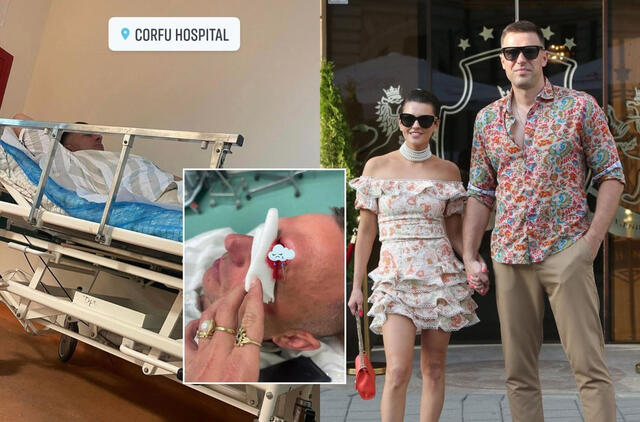 Martikonytės vyras atsidūrė Graikijos ligoninėje