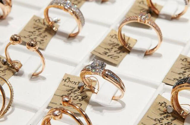 Vilniuje iš parduotuvės pavogta aukso dirbinių už 24,8 tūkst. eur