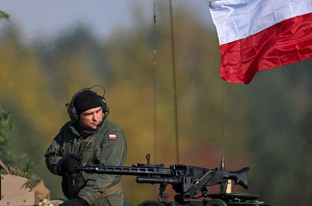 Dauguma lenkų mano, kad karas Ukrainoje kelia grėsmę Lenkijai