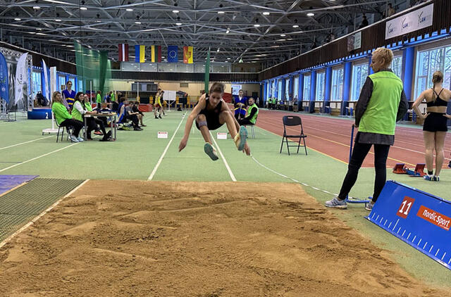 JUDESYS. Klaipėdos lengvosios atletikos mokykloje dvi dienas virė sporto aistros - varžybos „Maniežo taurė 2023“. Pauliaus MATULEVIČIAUS nuotr.