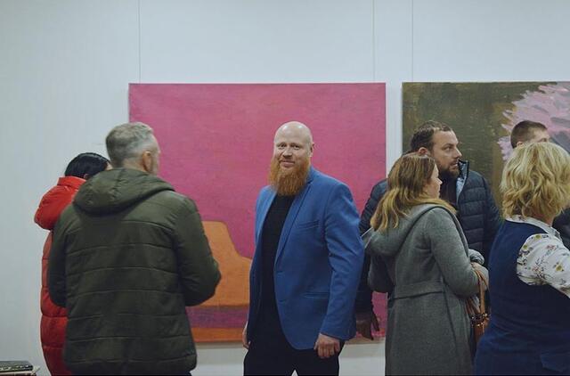 JUBILIEJINĖ. Tai jau dešimtoji personalinė Alfonso Lekavičiaus darbų paroda. Organizatorių nuotr.