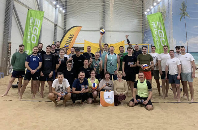 DALYVIAI. „Apelsinas Cup“ 3x3 tinklinio turnyro dalyviai pasisėmė teigiamų emocijų. KBC nuotr.