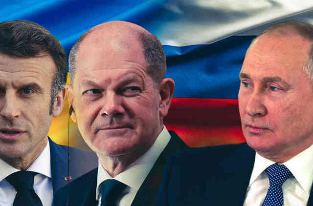 Olafas Scholzas atskleidė, kad britų kariai padeda ukrainiečiams paleisti raketas